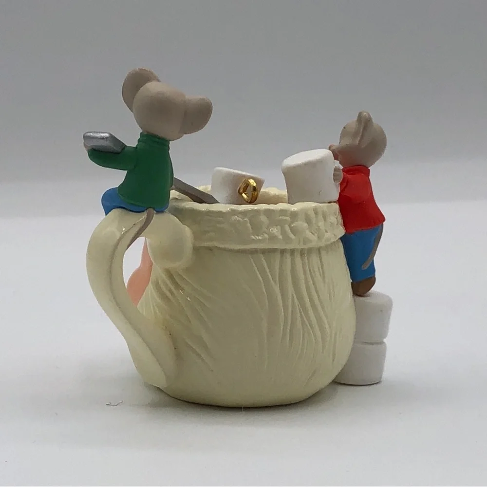 Hallmark Keepsake Ornament Dated 2001 A Cup Of‎ Friendship Vintage Handcrafted